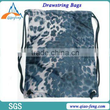 Top grade polyester sports drawstring bag / pvc drawstring backpack