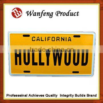 Customized wholesale license plate for car , moter licenses ,bicycle accessories