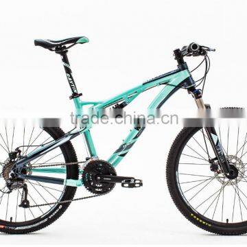 26" high quality Aluminium alloy Full suspension MTB/Mountain Bike