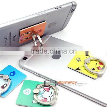 China Factory Pokemon Go bunker ring holder for mobile phone Pokemon Pikachu mobile phone ring holder for sale