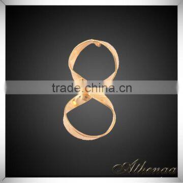 OEM/ODM High Quality Gold Plated Jewelry Number 8 Zhejiang Crafted Earring photo-2