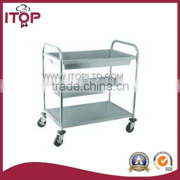 Three-layer dish and bowl Collecting cart