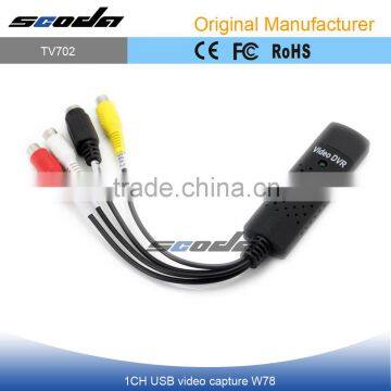 Audio and Video Vhs to DVD Converter Usb 2.0 Vhs Audio Easy Capture to DVD Adapter