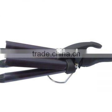 Profession salon triple barrel wave curling iron