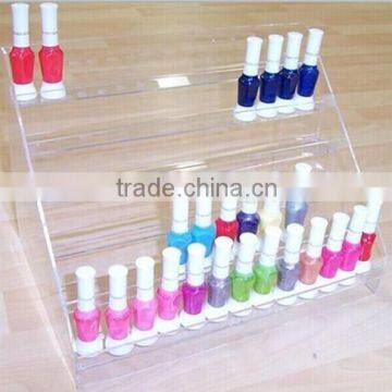 Lucite Acrylic Bottle Display Rack Cosmetic Bottle Organizer