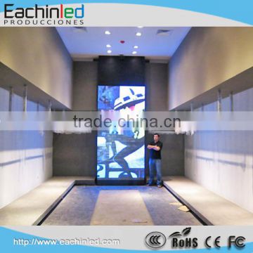 LED 2015 New RGB Glass Windows LED Display Indoor Full Color For Stores/Restaurants