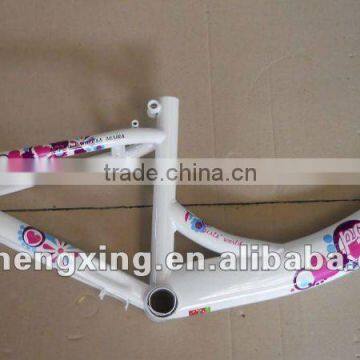 Girl/Nice design/White color BMX bke frame