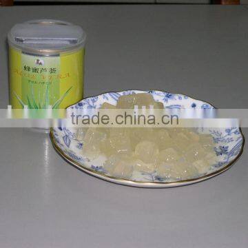 Natural Aloe Vera with Honey in Syrup OEM tin can