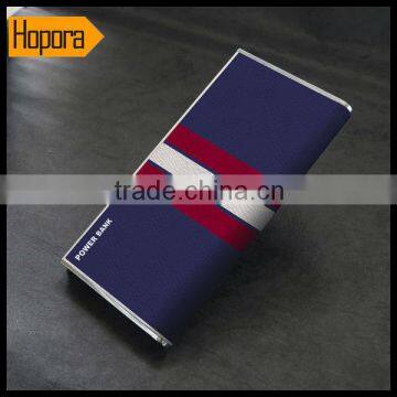 8000Mah Ultra-Thin Portable Backup External Battery Charger Leather Power Bank