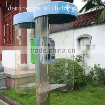 High Transmittance Weatherability PMMA Telephone booth