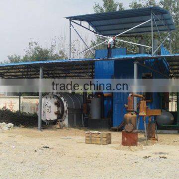 continuous waste plastic pyrolysis plant