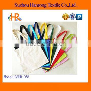 Organic standard size cotton tote bag various colors