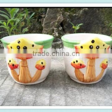 cartoon mushroom shape succulent flower pot