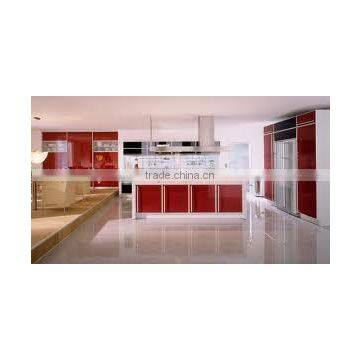 kitchen wall cabinets with glass doors,painted tempered glass