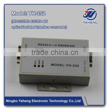 RS 232 or RS422 or RS485 optical isolated interface converter software and equipment