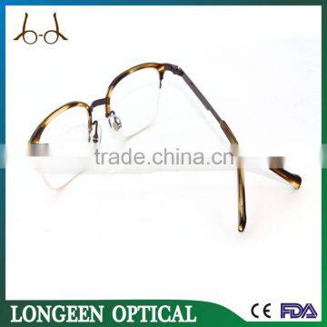 Stainless Steel Acetate Optical Eyewear Frame photo-3
