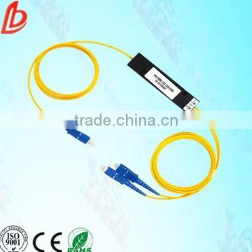 1*4 /1*8/1*16/1*32/1*64 mini tube fiber optic plc splitter ,1*4 with 1m g657A fiber optic cable splitter usd 4.5/pcs