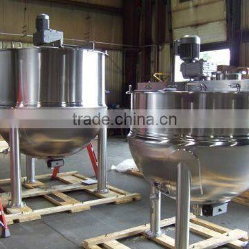 tilting jacketed kettle candy cooking pot industrial steam cooking pot