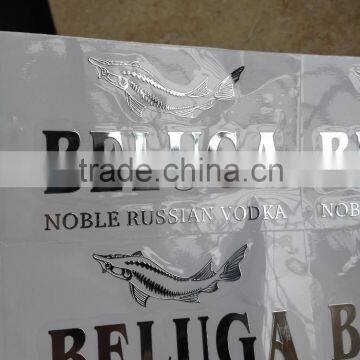 custom vodka fish sticker