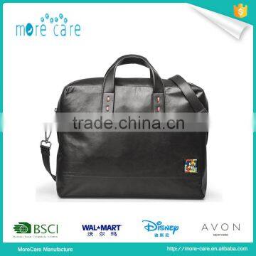 fashionable genuine leather duffle bag men