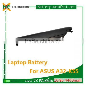 10.8v 4400mah laptop battery for asus a32-k55 original battery