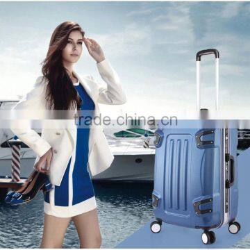 ABS airport rigid hardshell spinner suitcase