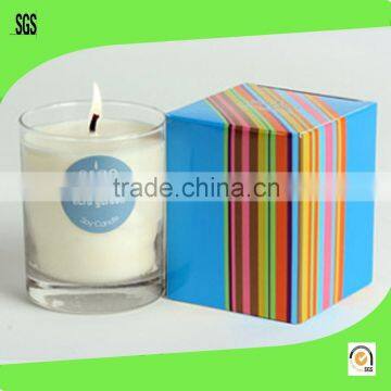 luxury glass jar scented candles in gift box
