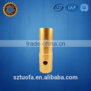 Micro lathe turning machining precision brass part