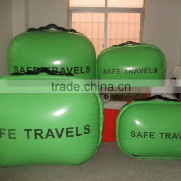 2016 hot selling giant inflatable suitcase for advertising