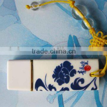 Ceramics USB OEM Gift Ceramics USB Disk can brand your own logo without logo fee free design USB Driver 2.0