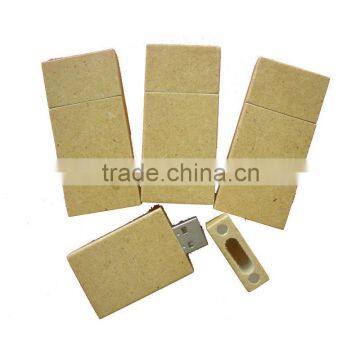 novelty kraft paper usb drive with factory price, 4gb/8gb paper usb key for promotion