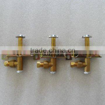 Customized factory hot sale three (3) ports squared ceramic igniter and thermocouple holder