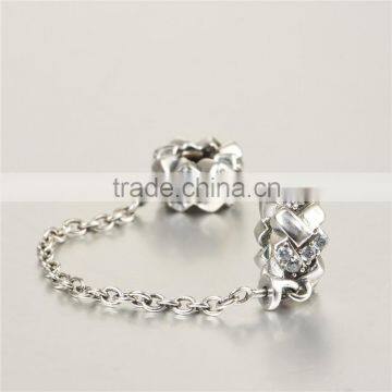 2016 High Quality 925 Silver Hand Safety Chain Jewelry A009 photo-3