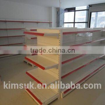 Ajustable Supermarket Rack Single Side Cold Steel Blue Capacity 25 KG photo-3