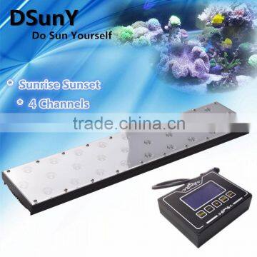 48inch diy color changing led aquarium light for coral reef 120w led light thunder storm simulation