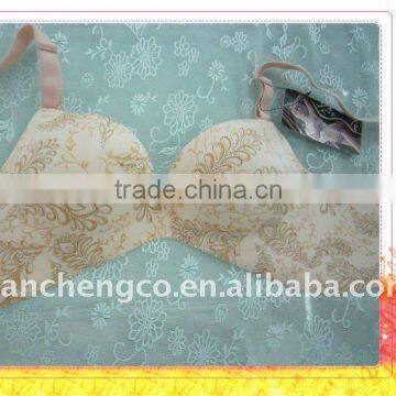 one piece seamless flower print padded bra ladies lingerie underwear