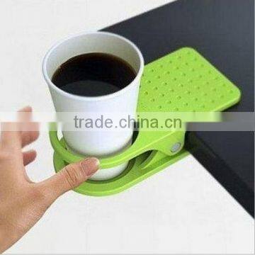 plastic table coffee cup holder clips / cup holders / table cup holder clip