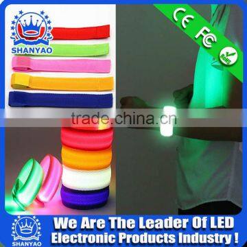 2016 Factory Hot Selling LED Gift Wristband For Promotion Gift Or Party