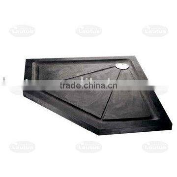 Black artish shower tray stone