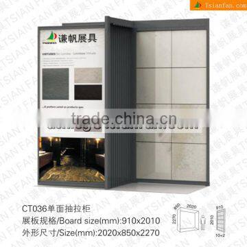 floor tiles display racks stands/metal frame for ceramic tiles in showroom CT036