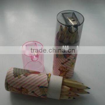 2015 Newest!!!! 12pcs Sharpener Natural Wooden Color Pencil photo-3