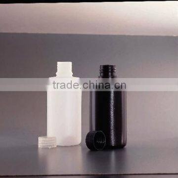 HDPE Narrow Mouth Bottles with Screw Cap HDPE Narrowmouth Bottles with Screw Cap, Clear, 125ml (Case of 350)