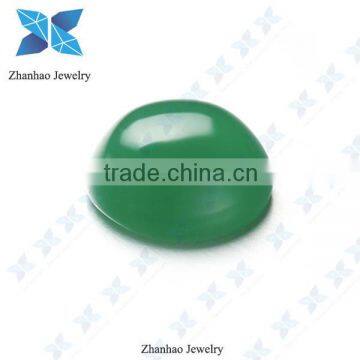 Synthetic top sale round brilliant cut glass gemstone