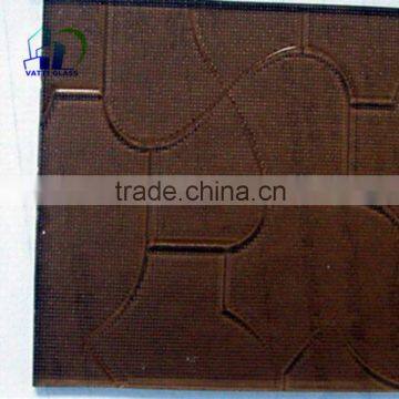 brown islamic pattern glass pattern glass fluted pattern glass