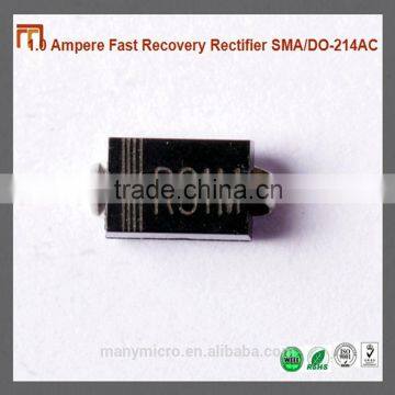 1.0 Ampere 1000V Fast Recovery Rectifier RS1M