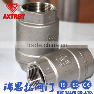 RST Water Stainless Steel Vertical Pattern Check Valve