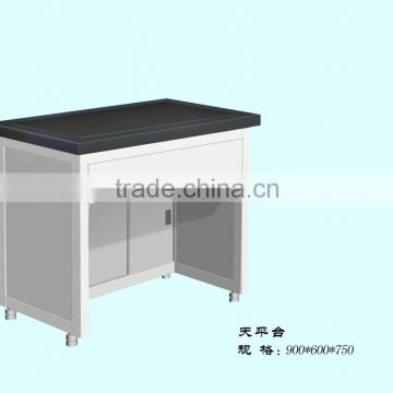 Electro--Galvanized Steel Fabrication Pathology Lab Vibrating Table With Marble Stone Worktop