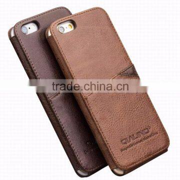 QIALINO Dropshipping Q Card Case, Full Grain Genuine For IPhone 6s Plus Leather Case photo-6
