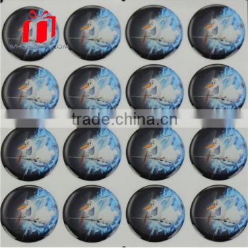 Promotional Avertisement Custom non-yellow Dome Epoxy Sticker