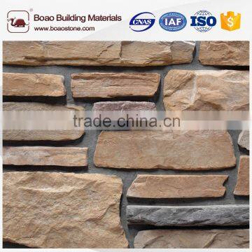 Artificial stone outdoor wall panel